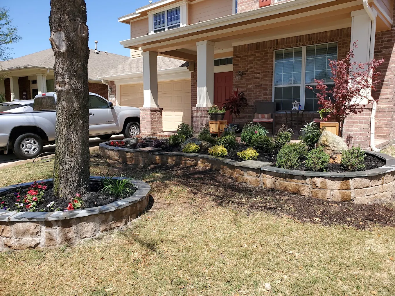 Finished landscape design